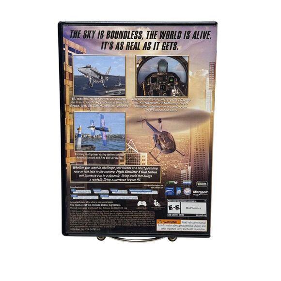PC Game Microsoft Flight Simulator X Gold Edition 2008 3 Disc Set Complete - Picture 2 of 5